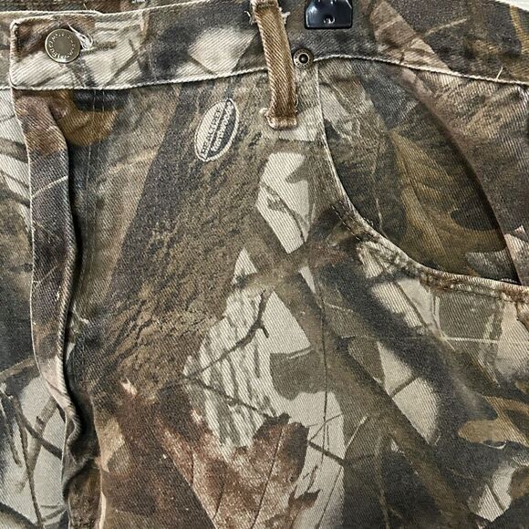 Wrangler Hunting Pants Men Size 42 x30 Realtree Hardwoods Camo Dubl. Knee - Picture 9 of 9
